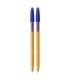2 SZT x DŁUGOPIS BIUROWY ZE SKUWKĄ BIC ORANGE ORIGINAL FINE 0,8 MM, NIEBIESKI