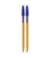 2 SZT x DŁUGOPIS BIUROWY ZE SKUWKĄ BIC ORANGE ORIGINAL FINE 0,8 MM, NIEBIESKI