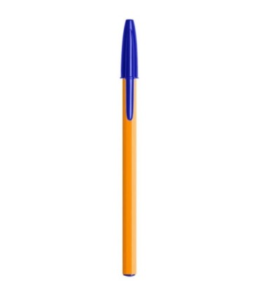 3 SZT x DŁUGOPIS BIUROWY ZE SKUWKĄ BIC ORANGE ORIGINAL FINE 0,8 MM, NIEBIESKI