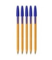 5 SZT x DŁUGOPIS BIUROWY ZE SKUWKĄ BIC ORANGE ORIGINAL FINE 0,8 MM, NIEBIESKI