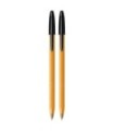 2 SZT x DŁUGOPIS BIUROWY ZE SKUWKĄ BIC ORANGE ORIGINAL FINE 0,8 MM, CZARNY