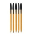 5 SZT x DŁUGOPIS BIUROWY ZE SKUWKĄ BIC ORANGE ORIGINAL FINE 0,8 MM, CZARNY