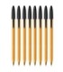 8 SZT x DŁUGOPIS BIUROWY ZE SKUWKĄ BIC ORANGE ORIGINAL FINE 0,8 MM, CZARNY