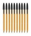 10 SZT x DŁUGOPIS BIUROWY ZE SKUWKĄ BIC ORANGE ORIGINAL FINE 0,8 MM, CZARNY