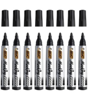 8 szt. x marker BIC Marking 2000 ECOlutions okrągła końcówka – czarny