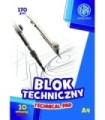 Blok techniczny Astra A4 170g/m2 10 arkuszy