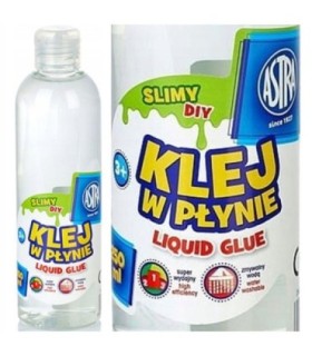 Klej w płynie przezroczysty Liquid glue SLIME 250 ml  ASTRA