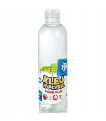 Klej w płynie przezroczysty Liquid glue SLIME 250 ml  ASTRA