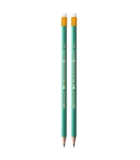 2 x ołówek hb/2 BIC evolution original z gumką, wykonany z żywicy bezdrzewnej