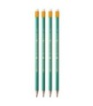 4 x ołówek hb/2 BIC evolution original z gumką, wykonany z żywicy bezdrzewnej