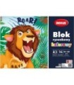 Blok rysunkowy kolorowy REXUS Benjamin A3 16 kartek, 80-100g/m2