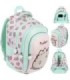 PLECAK SZKOLNY 4-KOMORY 22L ST.MAJEWSKI BP58 PUSHEEN PINK kotek