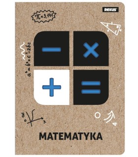 ZESZYT A5 MATEMATYKA, 58 KARTEK, KRATKA, BENIAMIN / REXUS