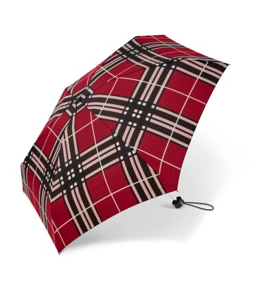 Parasolka do kieszeni lub torebki 16,5 cm składana na 5 Happy Rain w kratę