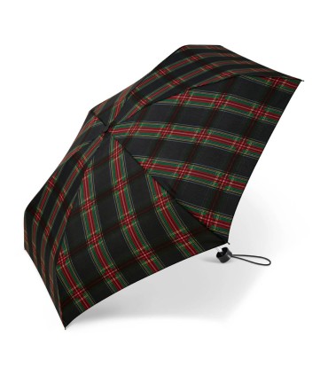 Parasolka do kieszeni lub torebki 16,5 cm składana na 5 Happy Rain w kratę