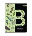 ZESZYT A5 BIOLOGIA, 60 KARTEK, KRATKA, SREBRNA METALIZA BENIAMIN / REXUS
