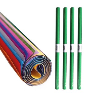 4x BIBUŁA GŁADKA A3 W ROLKACH 10 KOLORÓW INTERDRUK, 30 cm