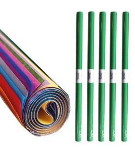 5x BIBUŁA GŁADKA A3 W ROLKACH 10 KOLORÓW INTERDRUK, 30 cm