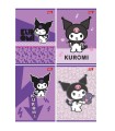 4 SZT. X ZESZYT A5, 32 KARTKI, TRZYLINIA KOLOROWA, KUROMI, UNIPAP KAŻDY INNY