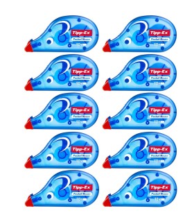 10x Korektor Blister TIPP-EX Pocket Mouse BIC 10 metrów