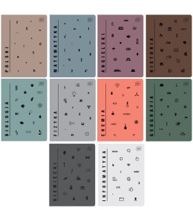 10 X ZESZYTY PRZEDMIOTOWE A5 DO KLAS 7-8 I LICEUM