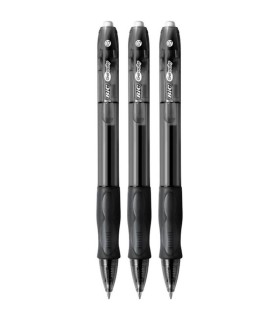 3x Długopis żelowy BIC Gel-ocity Original, czarny, 0,7 mm