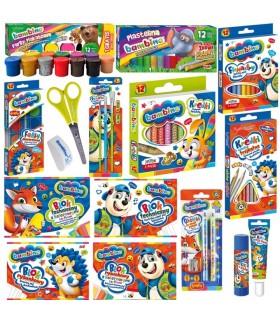 Wyprawka szkolna xxl dla klas 0-3 bambino 19 elementów