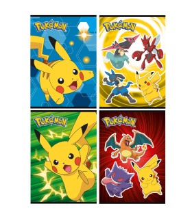 4 SZT. X ZESZYT A5, 16 KARTEK, KRATKA, POKEMON PIKACHU, KAŻDY INNY