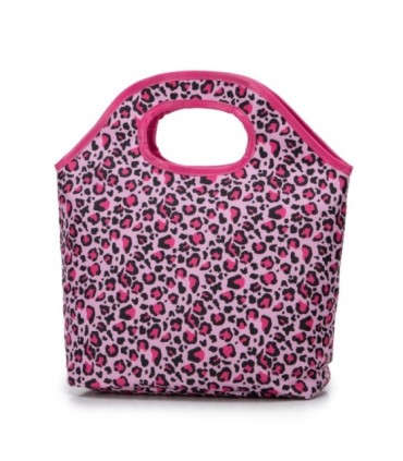 Wittchen torba na lunch / jedzenie z termoizolacją, różowo - czarna
