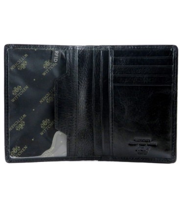Etui na dokumenty, Wittchen, kolekcja Italy 21-2-174, czarne
