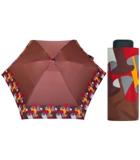 Kieszonkowa parasolka ULTRA MINI polskiej marki PARASOL, wzorzysta