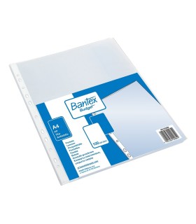 Koszulki groszkowe Bantex Budget A4 35 mic – 100 szt.