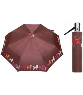 Automatyczna parasolka damska Carbon Steel polskiej marki Parasol, elegancka rączka
