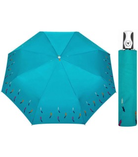 Automatyczna wytrzymała parasolka damska z włóknem szklanym polskiej marki Parasol