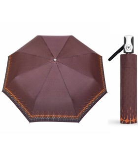 Automatyczna wytrzymała parasolka damska z włóknem szklanym polskiej marki Parasol