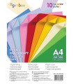 kopia PAPIER KOLOROWY PASTELOWY, A5, 10 KARTEK, 115G, INTERDRUK