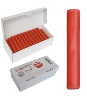 Plastelina w laseczkach luzem MONA, 1 kg, czerwona