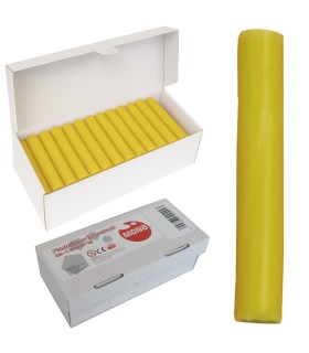 Plastelina w laseczkach luzem MONA, 1 kg, żółta
