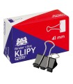 Klipy biurowe, klipsy do organizacji dokumentów, papieru, 41 mm (1 5/8″), 12 szt., Grand