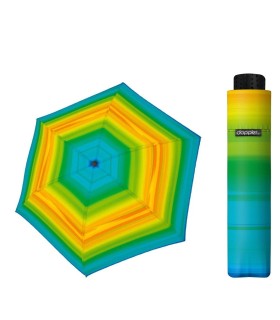 Parasolka damska do kieszeni lub torebki DOPPLER Fiber Havanna tylko 140 g, zielona