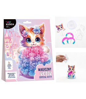 Zestaw kreatywny KIDEA Magiczny Krystaliczny KOTEK