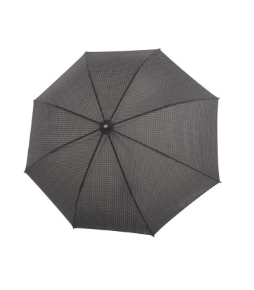 Automatyczna parasolka męska do teczki DOPPLER Fiber Magic, szara w romby