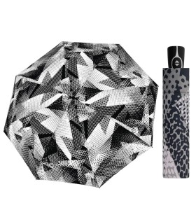 Automatyczna parasolka damska do torebki DOPPLER Fiber Magic, szara