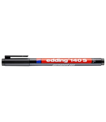 Foliopis permanentny Edding 140 S czarny 0,3 mm do plastiku i szkła