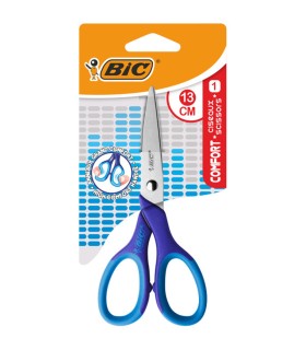 NOŻYCZKI DLA DZIECI BIC COMFORT 13CM – NIEBIESKIE