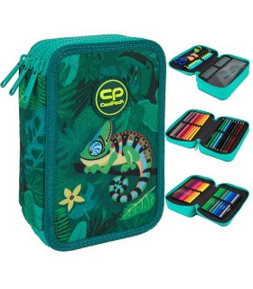 Piórnik potrójny z wyposażeniem Jumper 3 COOLPACK, TROPIC