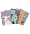 5x ZESZYT TOP 2000 A5 32 KARTKI SWEET ANIMALS KRATKA KAŻDY INNY