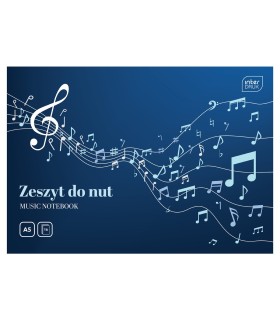 Zeszyt do muzyki nut z pięciolinia A5 16 kartek Interdruk