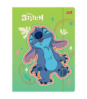 Teczka z gumką A4 tekturowa Unipap St-Majewski STITCH