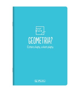 ZESZYT A5 DO GEOMETRII, 32 KARTKI, KRATKA, HERLITZ